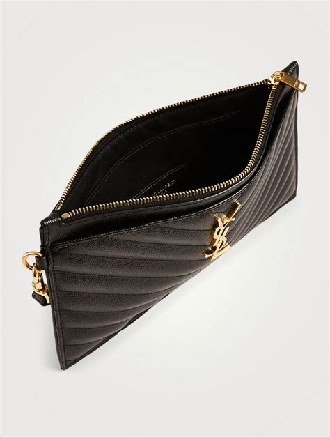 ysl clutch leather|YSL clutch nordstrom.